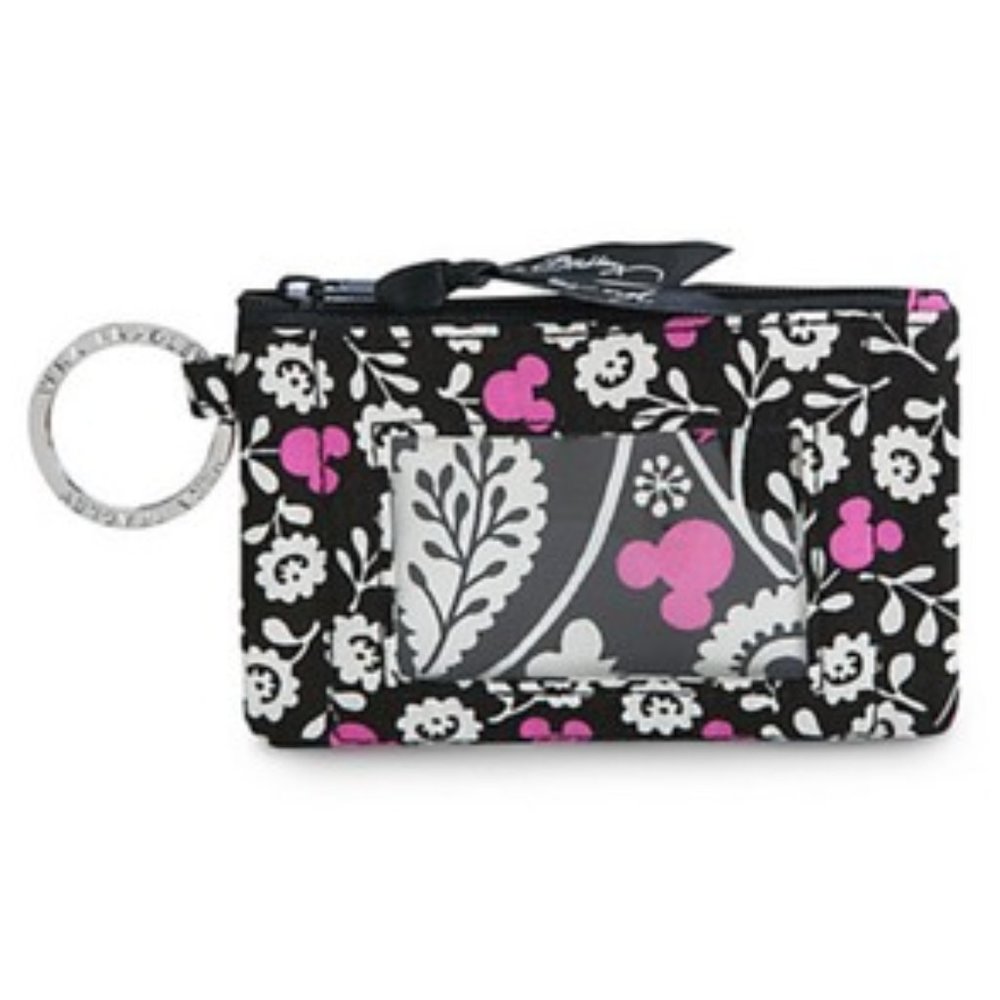 Vera Bradley Disney Zip ID Case in Mickey Meets Birdie